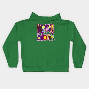 never alone Kids Hoodie